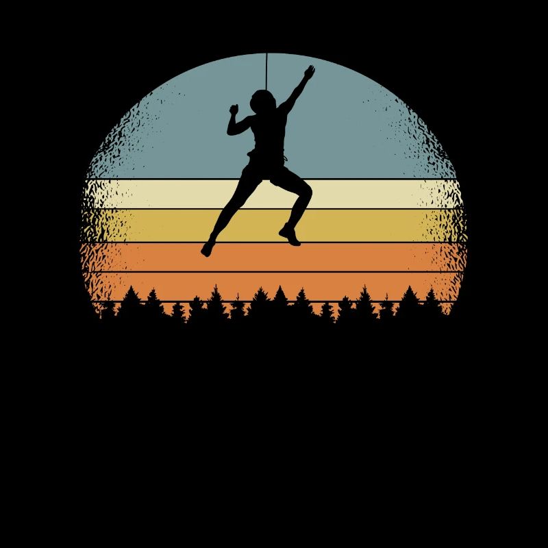 Klettern Vintage Bergsteigen Bouldern