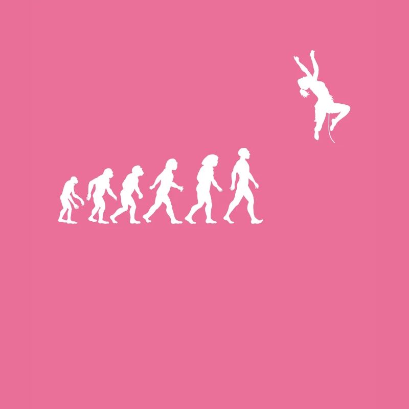 Klettern Evolution Bergsteigen Bouldern