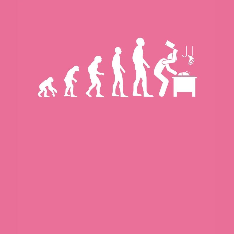 Evolution Metzger Humor Metzger Mann Geschenk