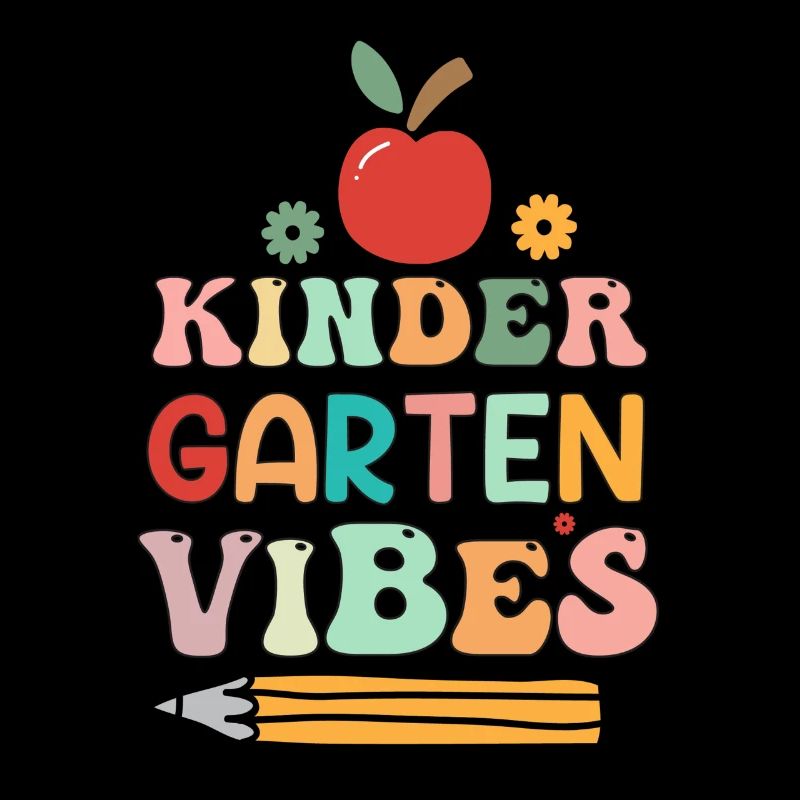 Groovy Hello Kindergarten Vibes Retro Lehrer