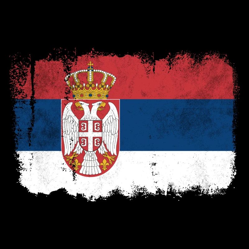 Serbien Flagge