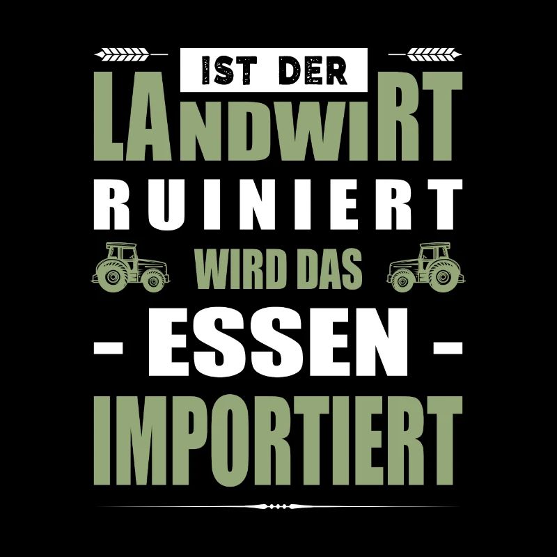 Landwirt Ruiniert Wird Das Essen Importiert Bauer