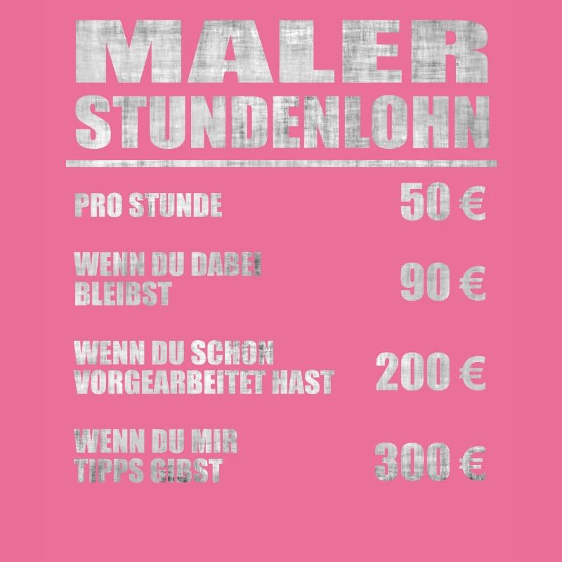 MALER STUNDENLOHN