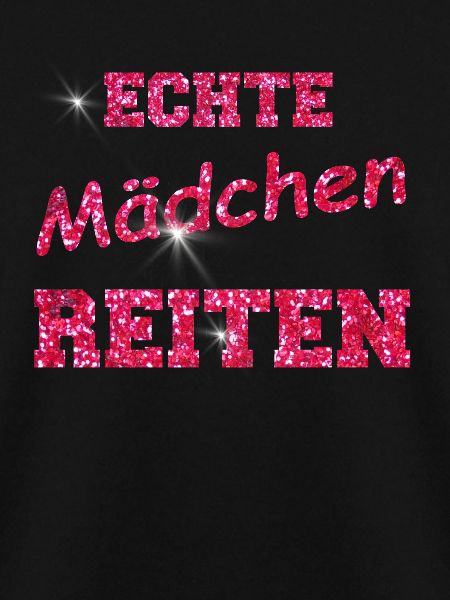ECHTE MAeDCHEN reiten GLITZER