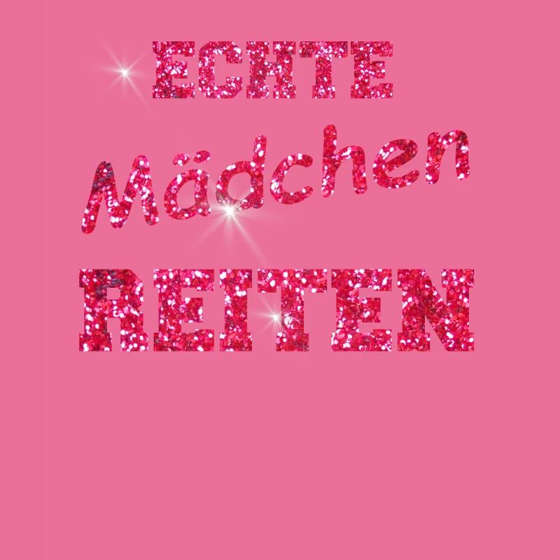 ECHTE MAeDCHEN reiten GLITZER
