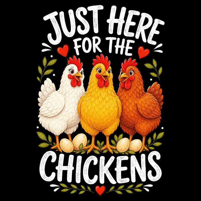 JUSTE LÀ POUR LES POULES