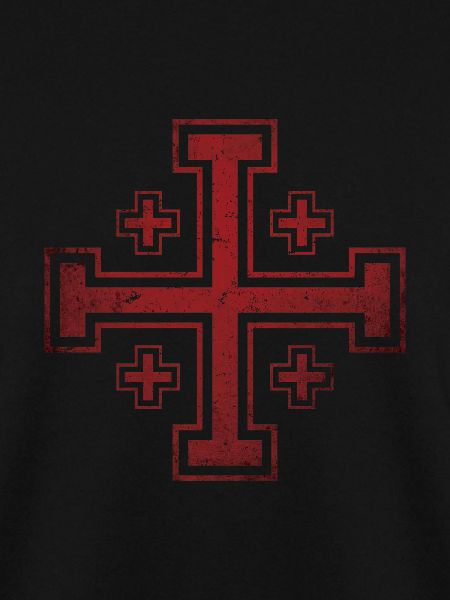 Jerusalem Kreuz Grunge Style
