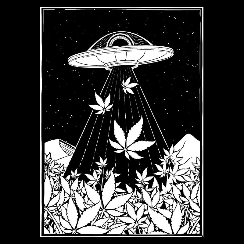 Alien DMT collects Weed