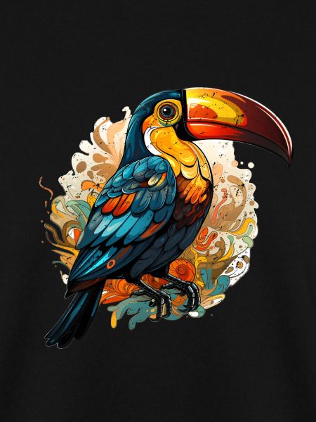 Toucan retro style
