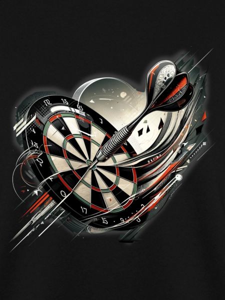 Dart spielen am Dartboard