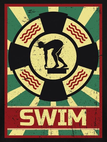Schwimmen Propaganda