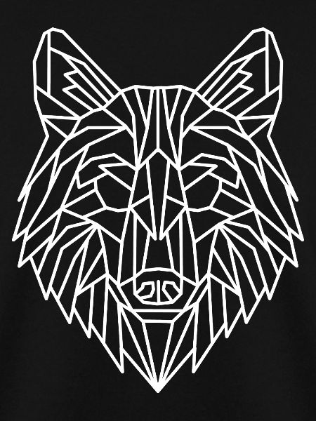 Wolf Geometrisch Linie