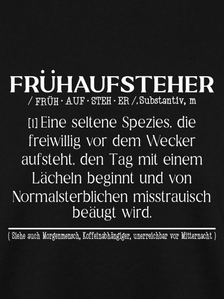 Frühaufsteher Definition