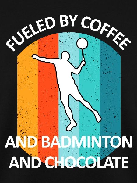 Badminton Federball Badmintonspieler Schokolade