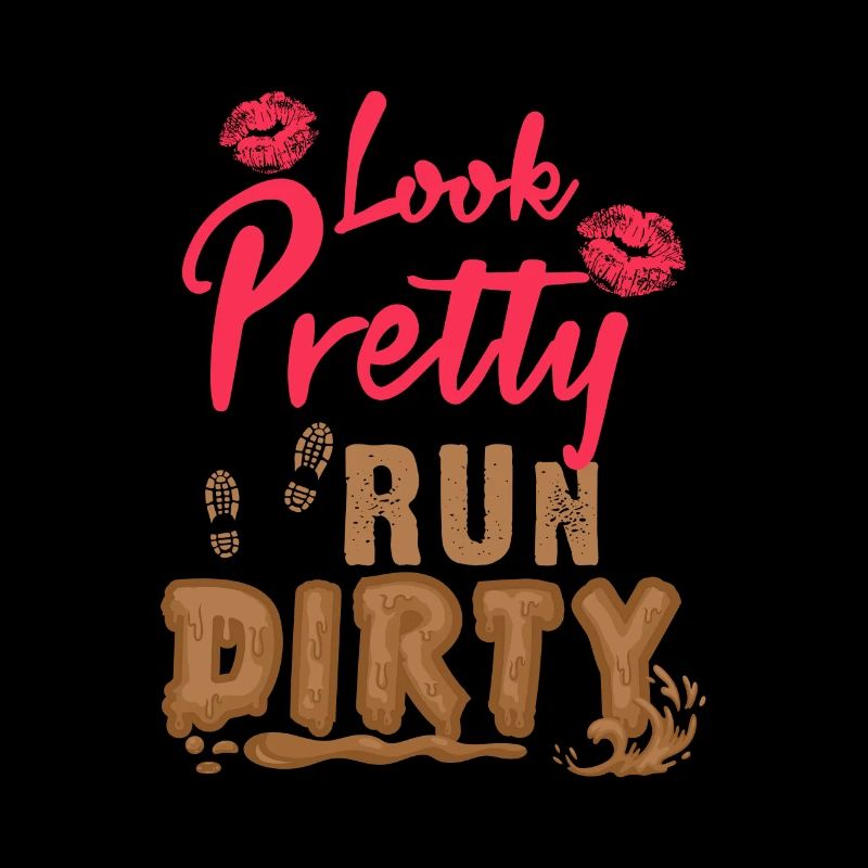 Look Pretty Run Dirty Course d’obstacles Tenue de groupe