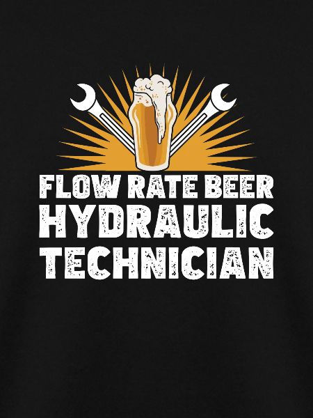 Lustiges Bier mit hydraulischem