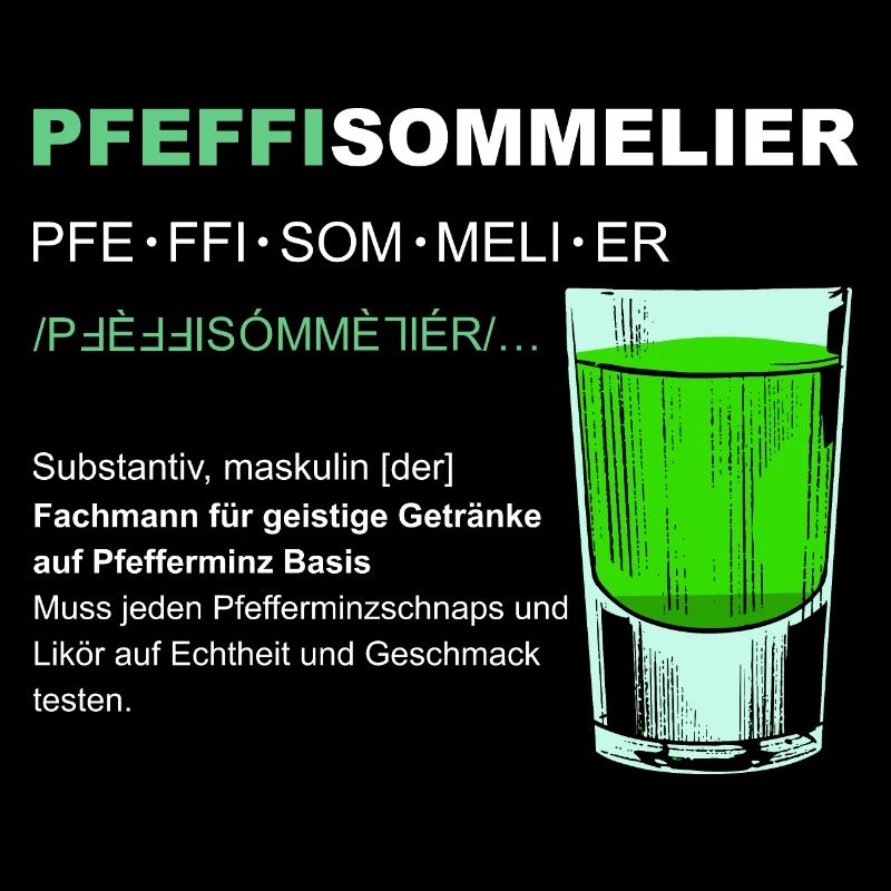 Pfeffisommelier Pfefferminz Likör Saufen JGA