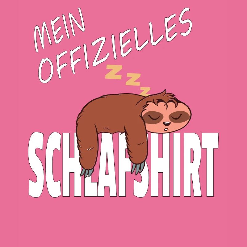Faultier Schlafshirt Pyjama Geschenkidee