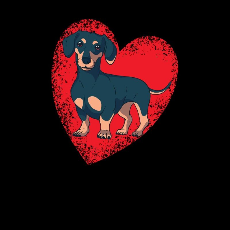 Chien teckel Propriétaire de chien Gechenkidee