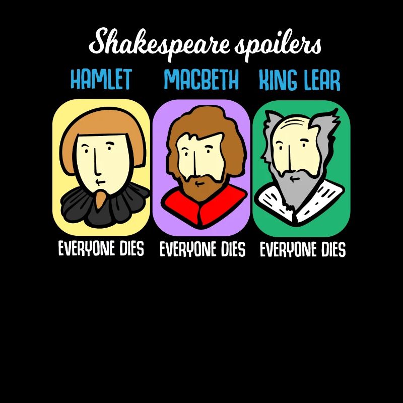 Shakespeare Zitat Spoiler Hamlet Lehrer Geschenk