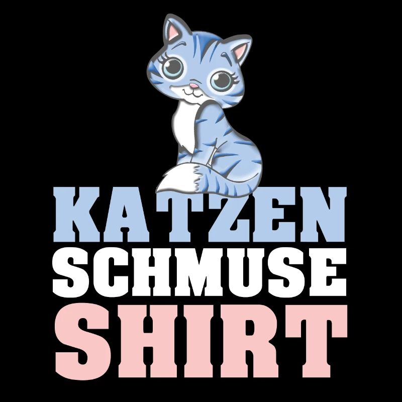 Katzen Schmuse Shirt Katze kuscheln streicheln Kat