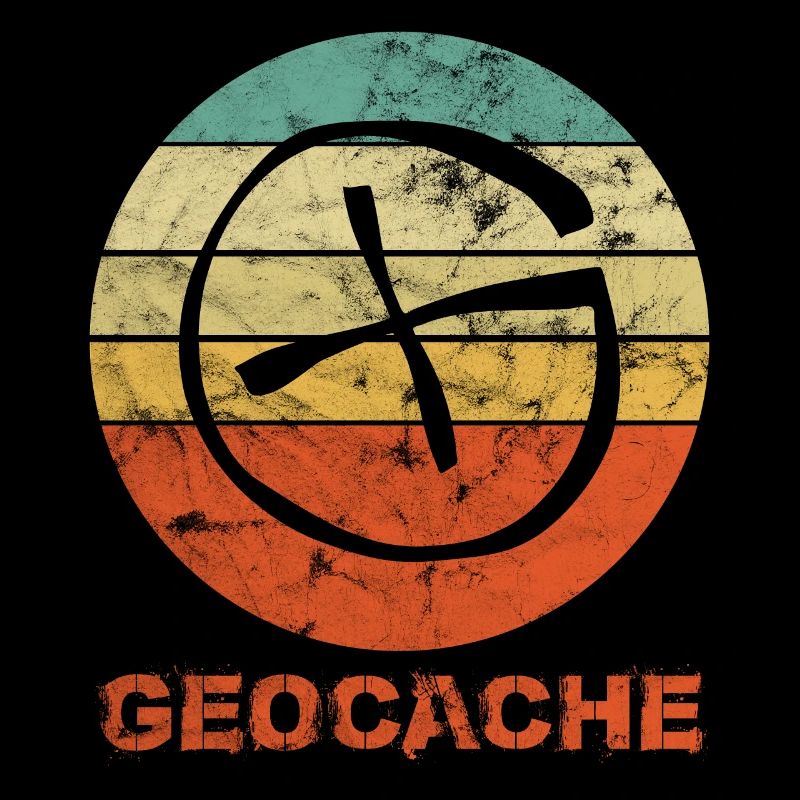 Geocaching Geocacher Geocache GPS Gift Vintage