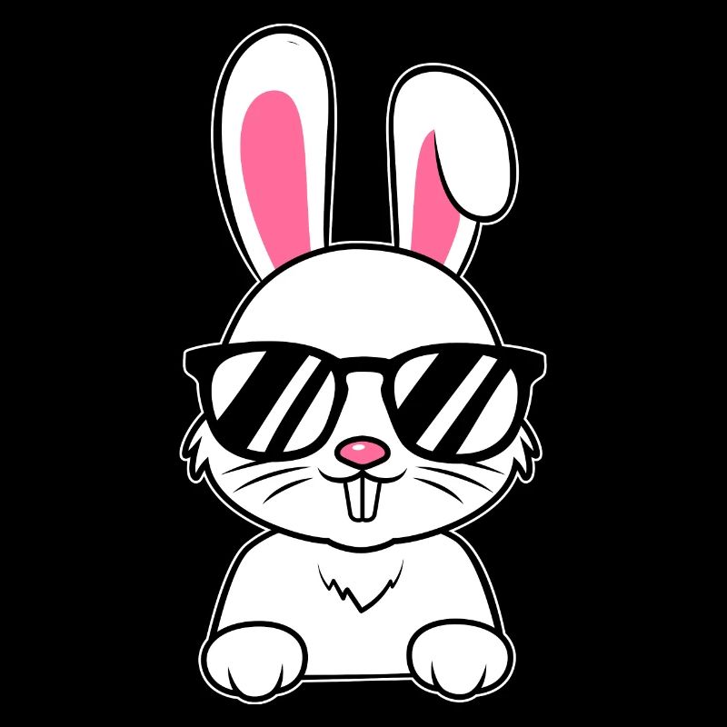 Lapin avec des lunettes de soleil Lapin Bunny Lover G