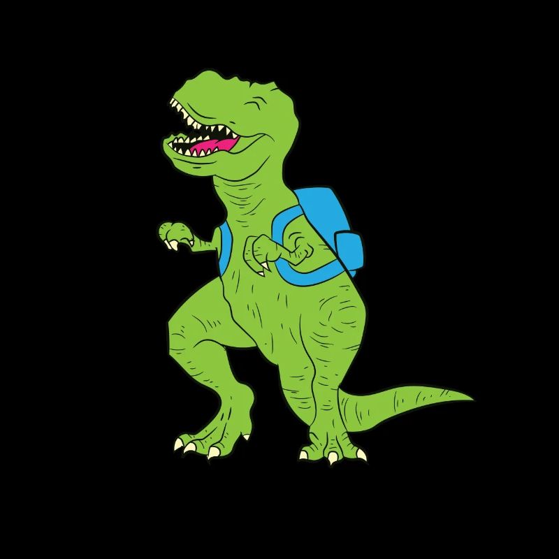 T-Rex Dinosaurier Dino Einschulungs Schulkind
