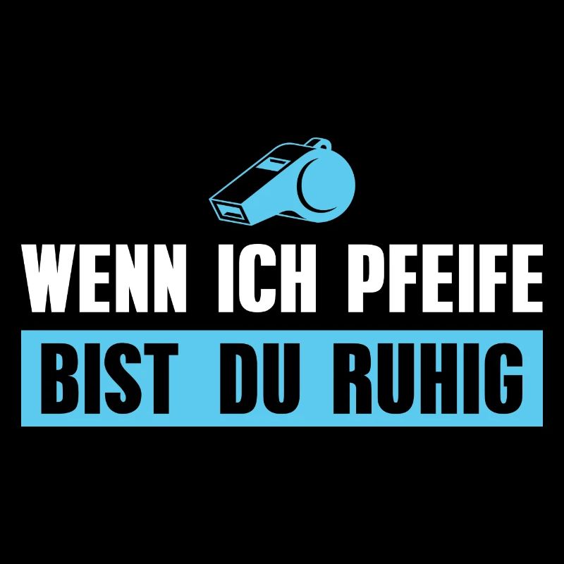 Schiedsrichter Pfeife Fußballschiri
