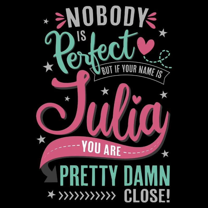 Julia Name Namenstag Spruch Geschenk Mädchen