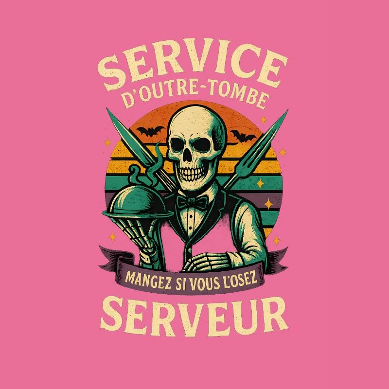 Restaurant-Server - Halloween-Skelett