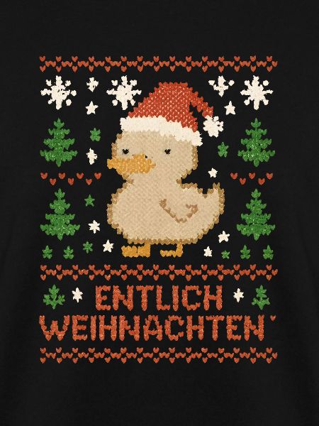 Entlich Weihnachten Ente Ugly Christmas