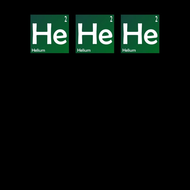 HeHeHe élément d'humour Chimie de table périodique