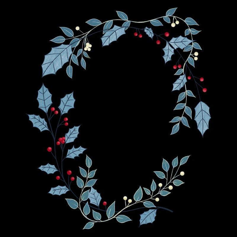 Weihnachtsornament floral