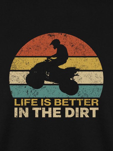 Quad ATV saying retro