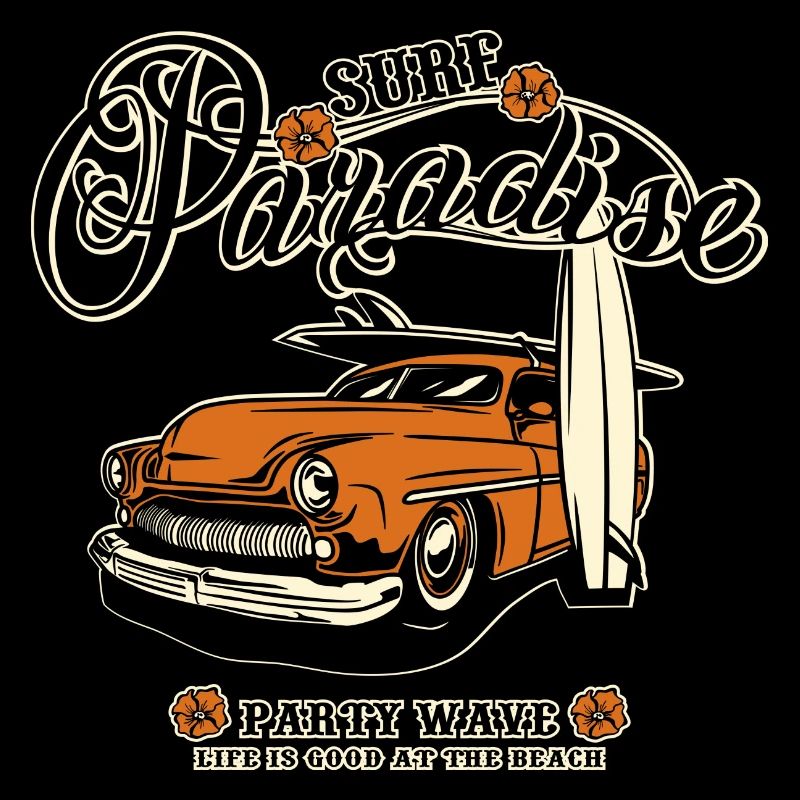 Surf Paradise - Hot Rod Car