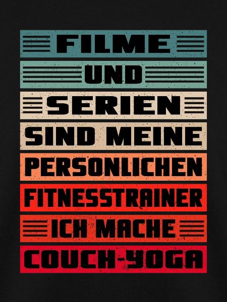 Ich mache Couch-Yoga
