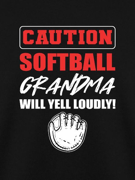 Softball Softball-Spieler Großmutter Oma
