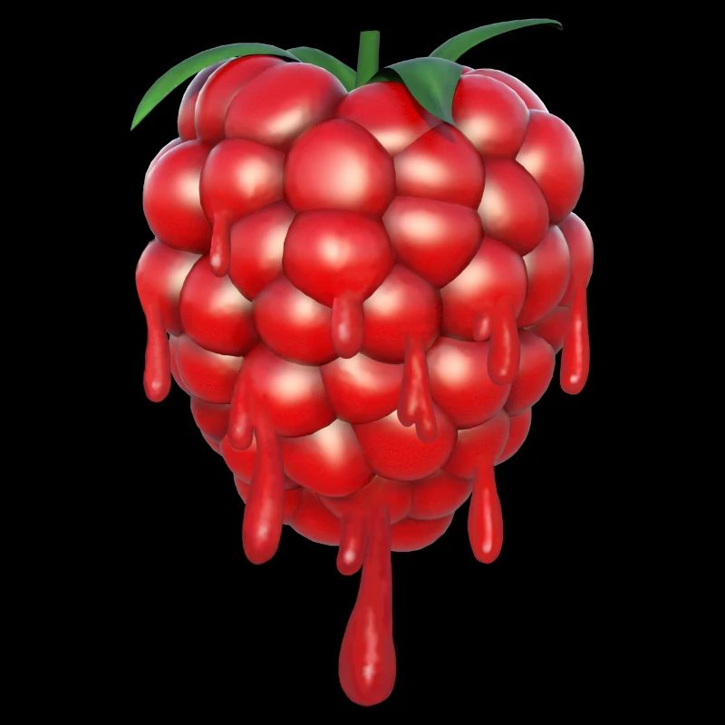 Gouttes de framboise