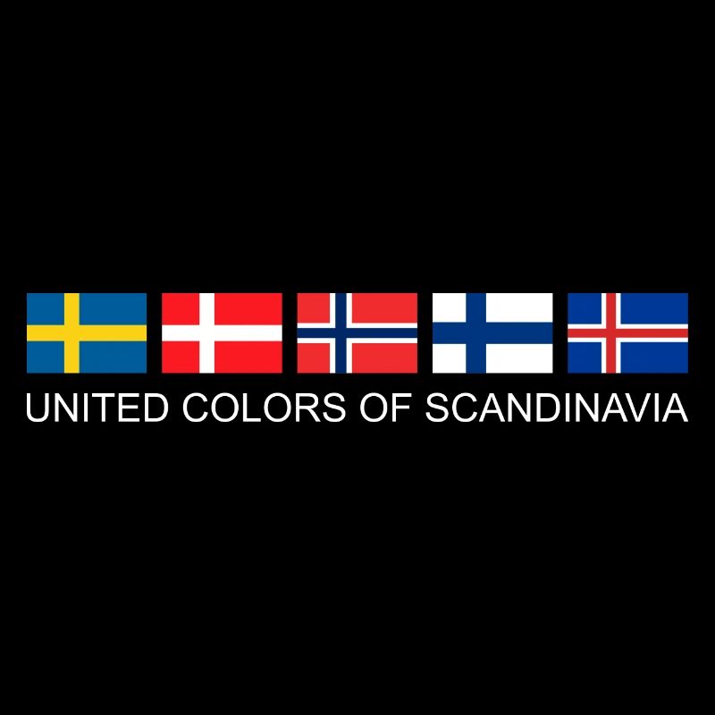 COULEURS UNIES DE SCANDINAVIE | Drapeaux de pays