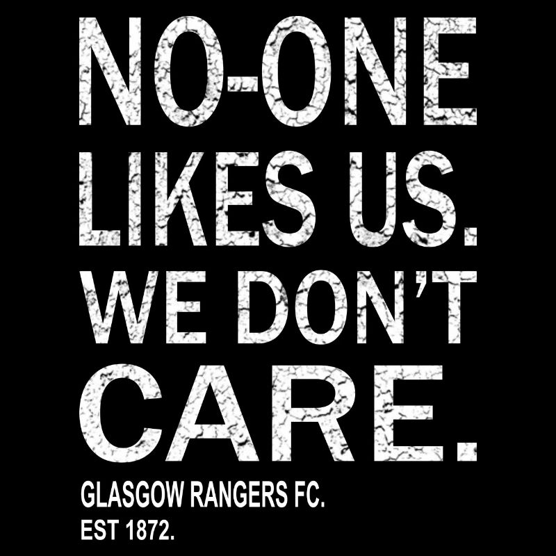 no one likes us we don't care