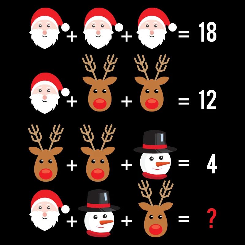 Ordre des opérations Quiz Math Teacher Xmas Gift