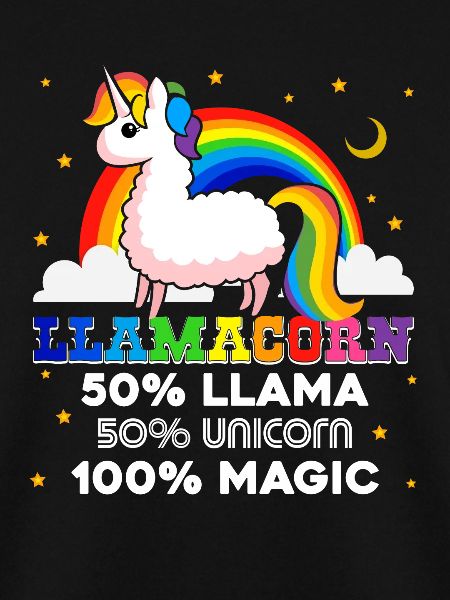 Lama Lustiges Einhorn-Lama