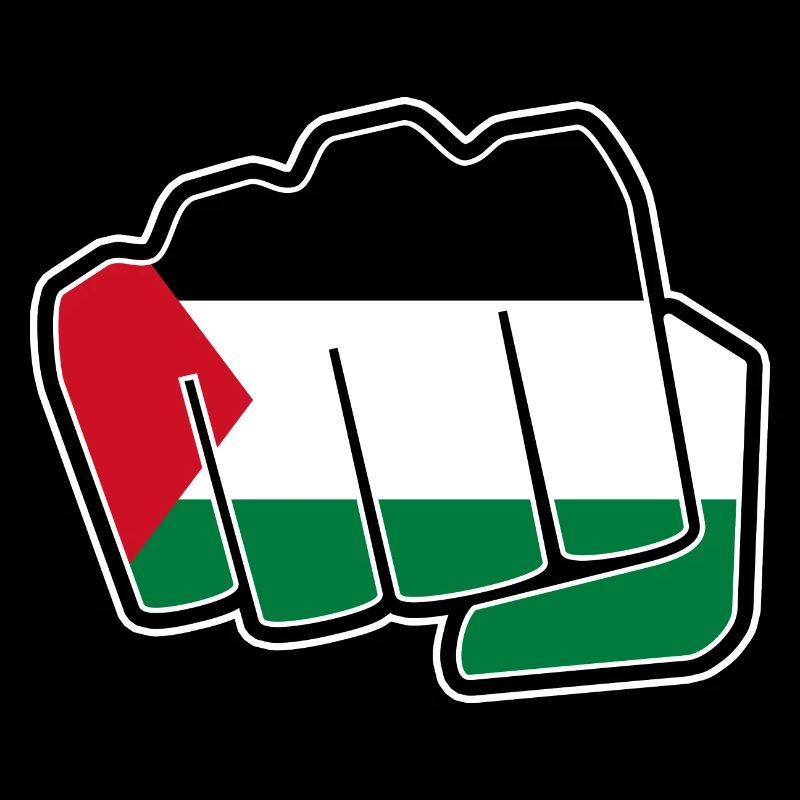 Palestine drapeau drapeau poing