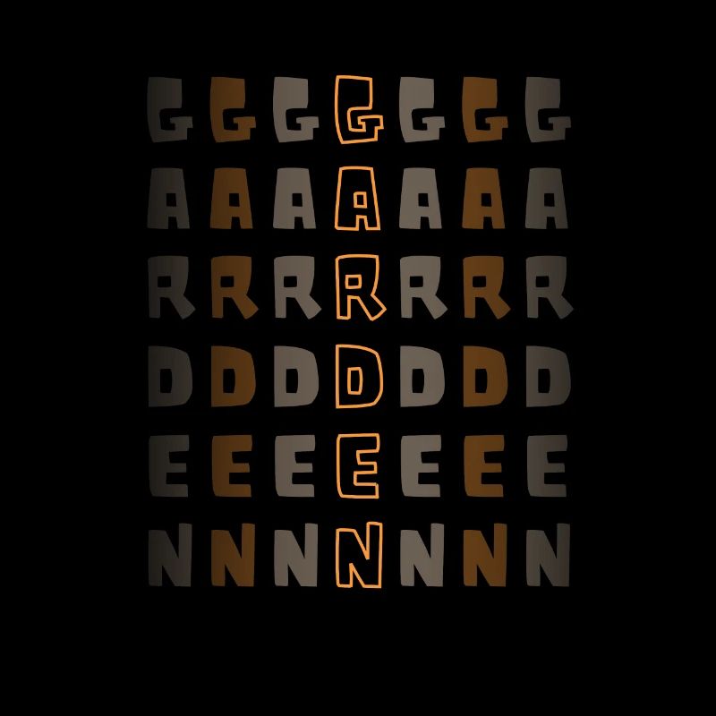 Garten psychedelisch