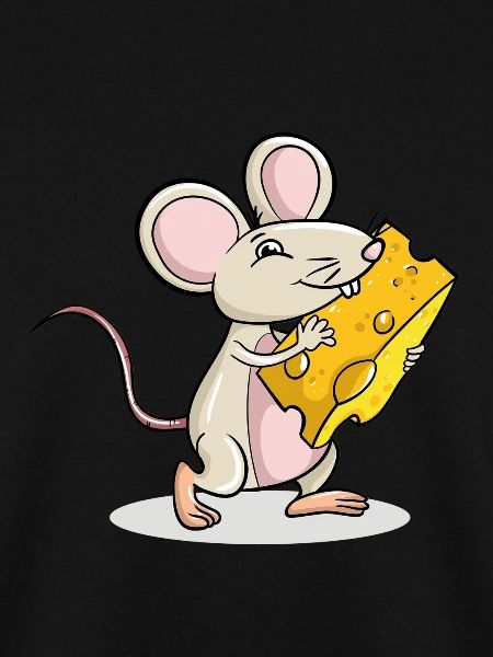Maus hält Käse