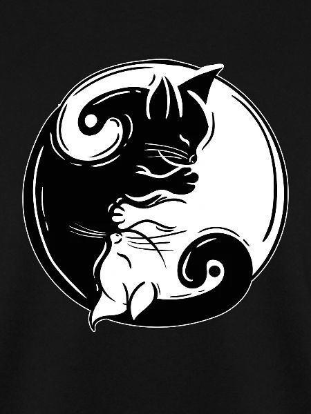 Yin Yang Cat