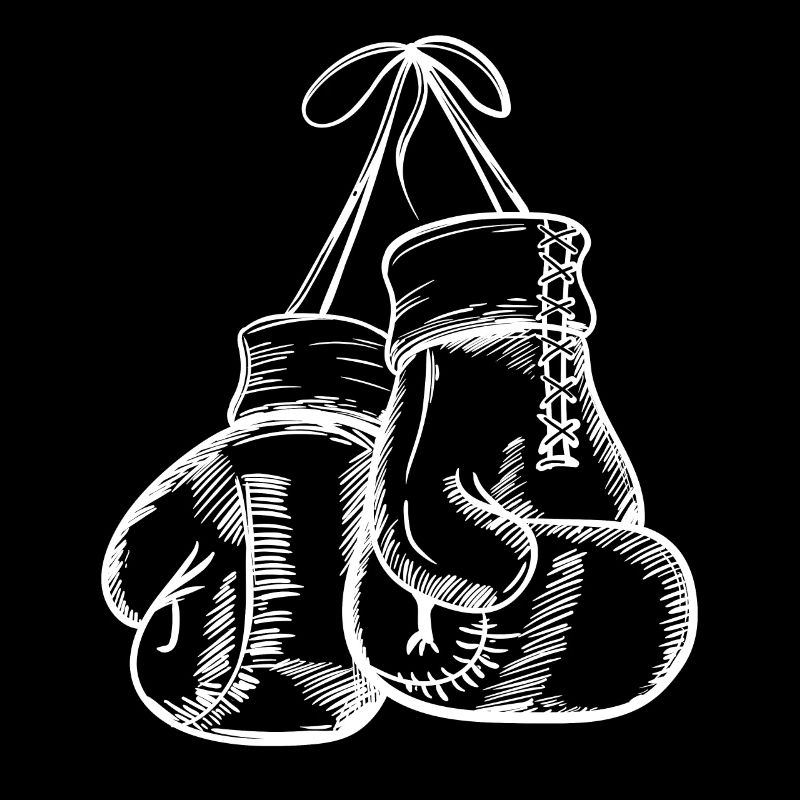 White Lines Boxing Gloves