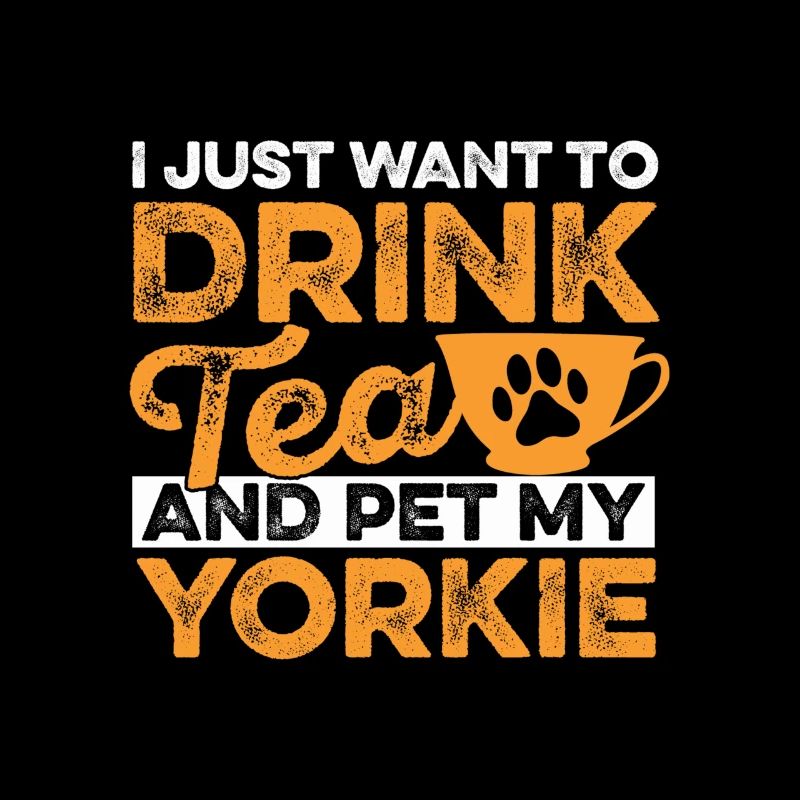 Thé buvant du thé Yorkie Chai Drinker Thé