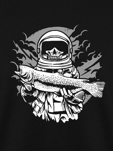 Astronaut Fishing